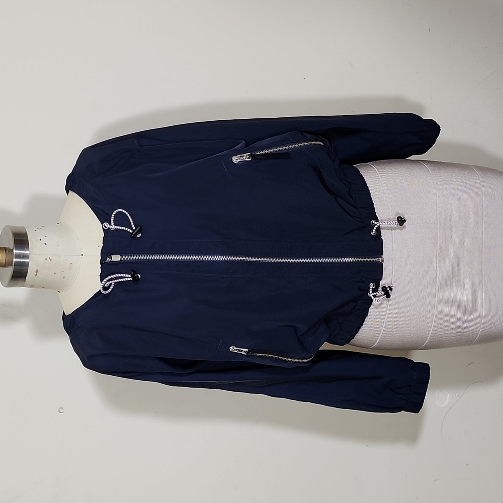 Athleta Chill Bomber Navy Blue Women's Jacket